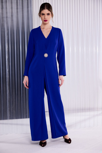KATE COOPER KCAW26138 Jumpsuit With Clasp At Front Closing