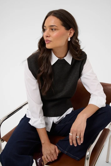 Kaffe 10512248 KAbarbara Knit Vest