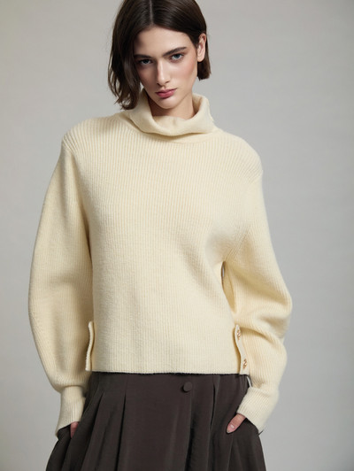 Skatie S23K53IVY Sweater with side buttons