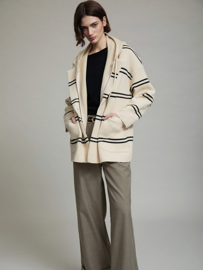 Skatie S113J01IVY Convertible knit coat