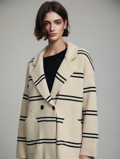 Skatie S113J01IVY Convertible knit coat