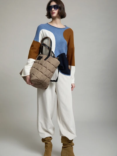 Skatie S95P08IVY Straight corduroy trousers