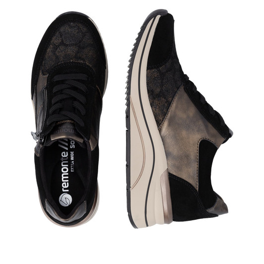 Remonte D0T23-03 wedge trainer with zip