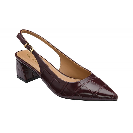 Lotus Women's Arwen Shoe Bordo Croc