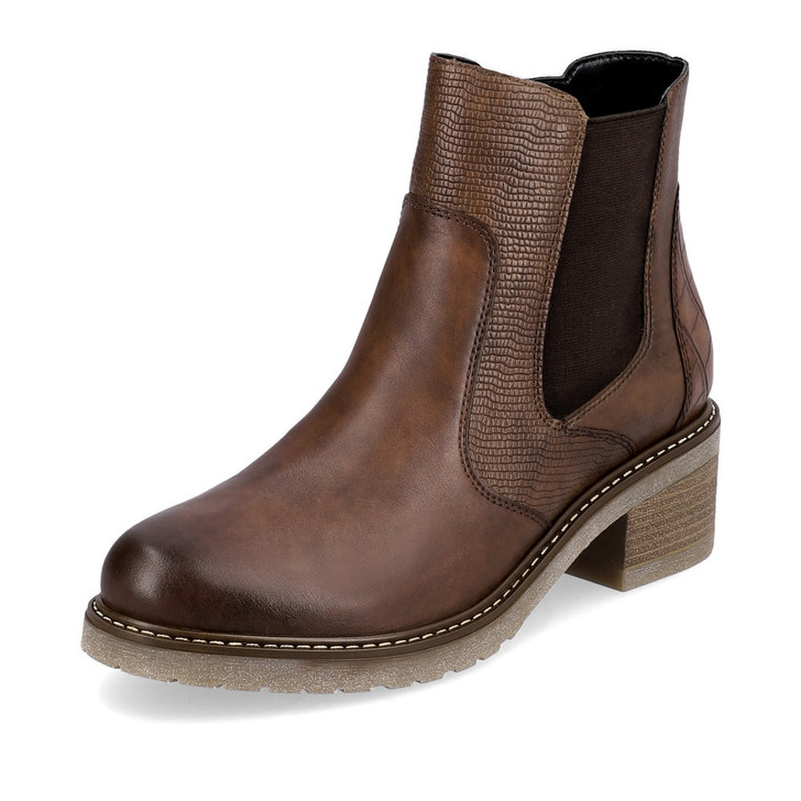 Remonte D1A71-22 Low heeled ankle boot Chestnut Chestnut color