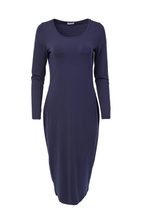 Naya NAW23109 Basic dress with sleeve Color64 (navy) CHASE FASHION 64 (navy) ColorColor