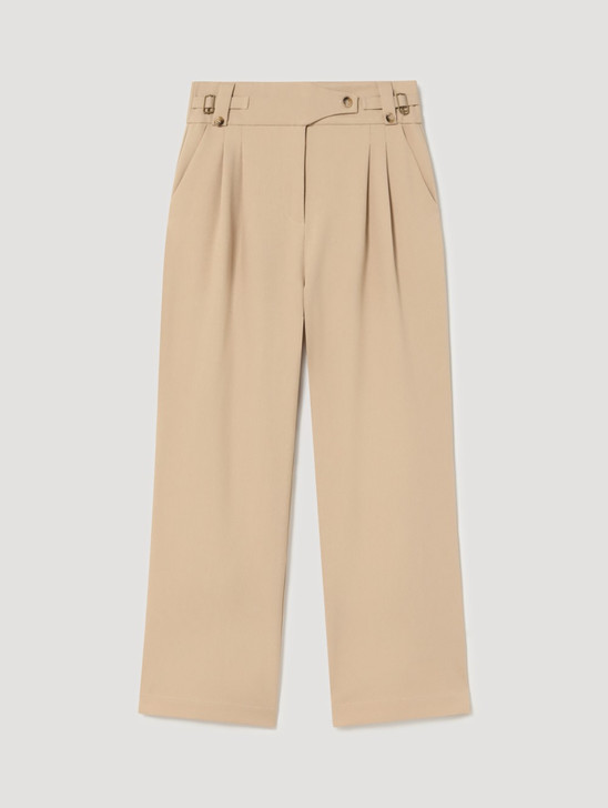 Skatie S05P90CLY Twill trousers with split-hem