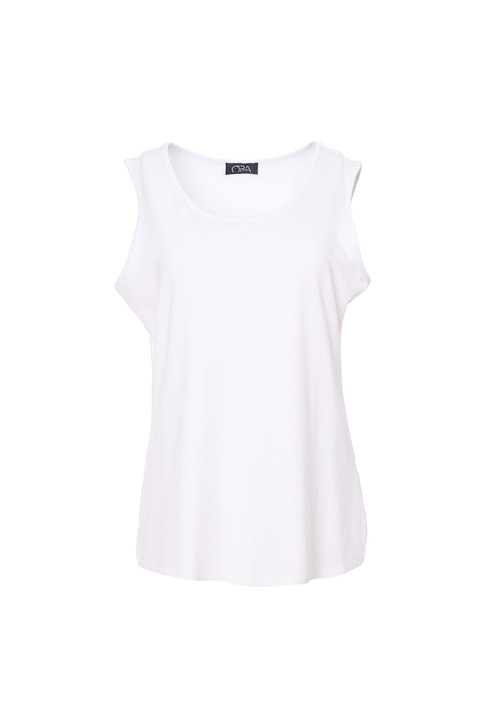 ORA Clothing ORS24102 Basic cami 01 White