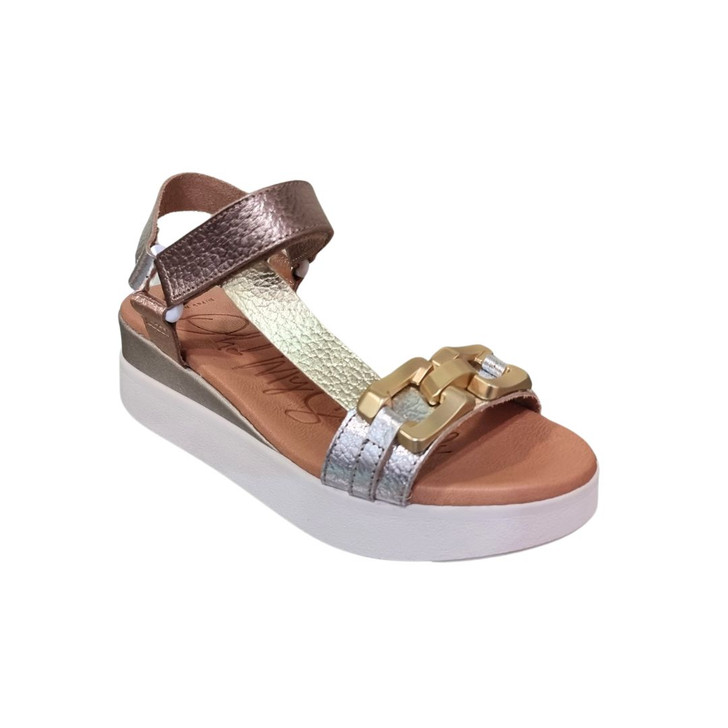 Oh My Sandals 5420 Multi Medatic platform sandal