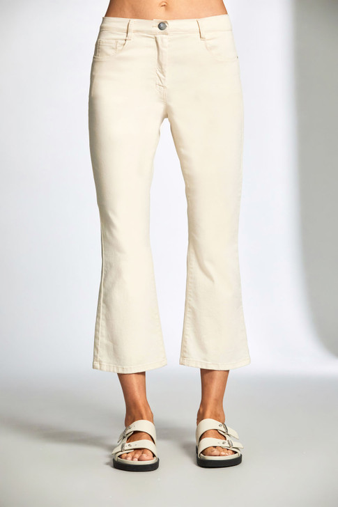 Peruzzi S25189 Kick Flare Jean VANILLA
