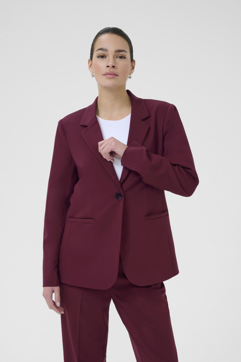 Kaffe 10506684 KAsakura Blazer W indsor W ine