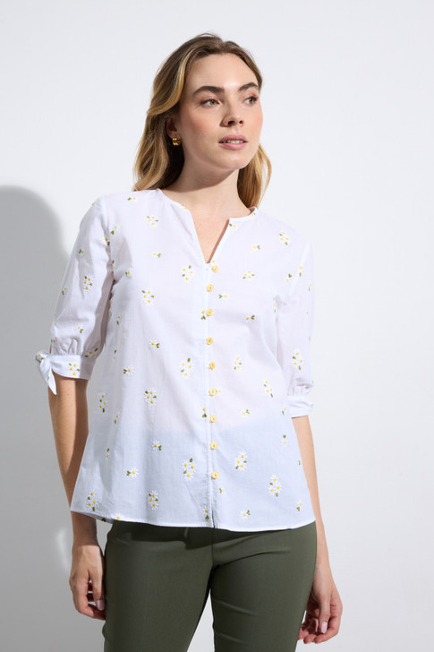 BARILOCHE SHIRT FLORES 01 WHITE