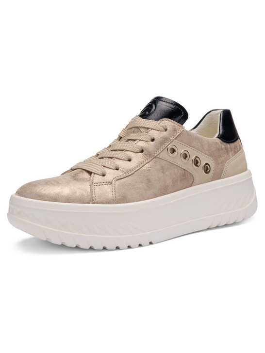 ARA 12-46709-05 MONACO Platform trainer H Fitting (wide fitting) shoe SHELL,CREAM,BEACH,SCHWARZ