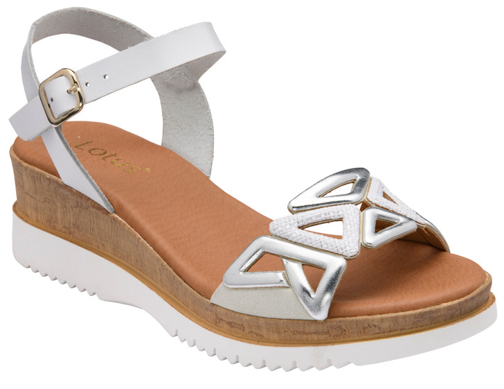 Lotus Ariah Sandal White