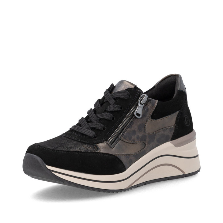 Remonte D0T23-03 wedge trainer with zip