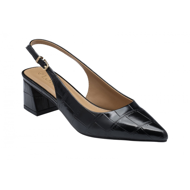 Lotus Women's Arwen Shoe Black Croc