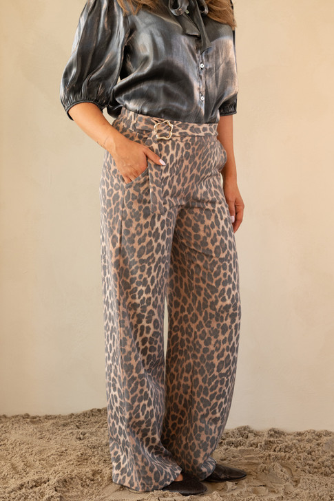Kimara Trousers LIORA color Leopard