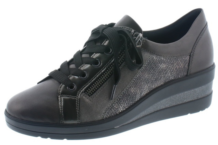 REMONTE LACE WEDGE GREY REMONTER7206-45