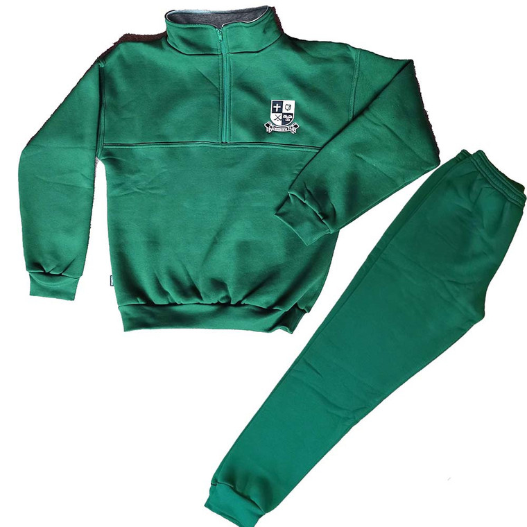 New Clonmore 1/4 Zip Crested Tracksuit