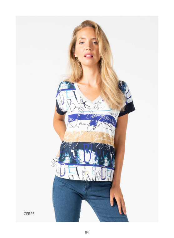 Tinta Ceres Wide Stripe print T-shirt
