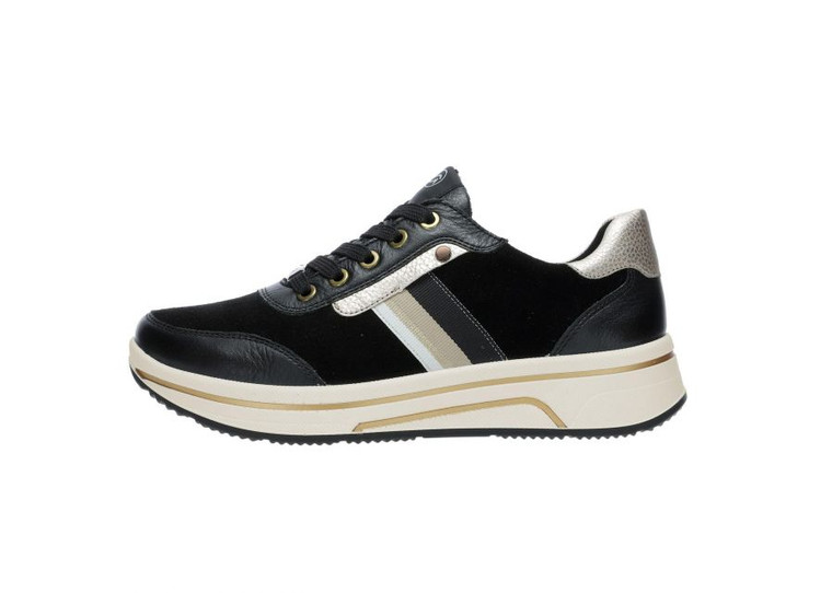 Ara 12-27542-01 Black Bamboo, High Soft, removable insole H Fitting