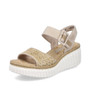 Rieker 69176-62 Ladies' sandals Beige