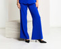 Kate Cooper KCS26152 Boot cut plain trouser with button closing Royal (68)