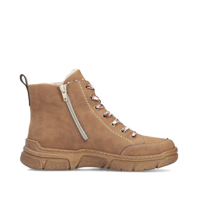 Rieker 73510 - Stivali Donna Con Lacci, Collezione Comfort E Style, Multicolore