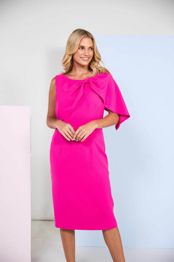 strapless open back dress KATE COOPER DRESS WITH PLEATED TOP / BELT KCAW23140– Fyffes Abbeyleix main image 0