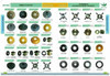 91E2-2708 ARM CYLINDER SEAL KIT FITS HYUNDAI R280LC