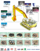 LS01V00055R300 LS01V00055R700 BOOM SEAL KIT FITS KOBELCO SK485-9 SK480-8 SK485-8