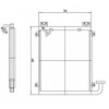 20Y-03-21610 OIL COOLER FITS KOMATSU PC200-6 PC210-6 PC220-6 PC240-6