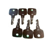 6 Pack AR51481 C1098JD AT195302 AT145929 JD Ignition Keys for John Deere Multiquip, and Indak Equipment