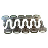 10 Pack 393 18510-63720 Ignition Keys For Kubota Tractor Models M4900 M5700 M6800 M8200 M9540 M6040