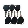 6 Pack 81404 6107891M1 Keys Fits for Terex Keys, Fermac, JCB Backhoe, Heavy Equipment Ignition
