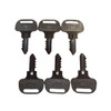 6 Pack 373 55364-41180 Keys for Kubota F and G Series Mower G03800 F2000 F2400 Ignition