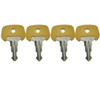 4 Pack 702 26906870 28520490 Ignition Keys for Jungheinrich Mic Komatsu Forklift