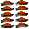 10 Pack Voe11417147 Pin With Voe11417317 Retainer Fits 30Amre 30Gpe Bucket Teeth Tooth