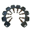 10 Pack 37# K250 2420Wl2420 Yn50S01010P1 2420Z1030D2 Keys For Kobelco Kawasaki Case Excavator Wheel Loader 10 Pack 37# K250 2420Wl2420 Yn50S01010P1 2420Z1030D2 Keys For Kobelco Kawasaki Case Excavator Wheel Loader