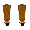 2 Pcs 25S Digging Teeth With 25Lk Tooth Locks ,Teeth Pins 25Pn