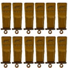12 Pk 1U3202 Bucket Teeth,Pin 8E6208 Retainer Fits Caterpillar Cat J200 1U-3202