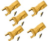 5 Pk 40Gpe Bucket Teeth Voe 14523553 Pin Voe 14524860 Fits Volvo Ec330B Ec290B