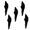 5Pk - 2300Fl Skidsteer  Weld On Flushmount Shank Adaper  Fits 23 & 230  Teeth