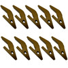 10 Pk U43792 2740W23  23 230 Series Backhoe Bucket Tooth Adapter For Deere, Case