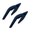 2Pk 2740Zw23 Weld On Adapter Shank For 23 230 Bucket Teeth, Pin 23Fp  W/ 1" Lip