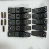 5 Set Of X156X 6737325 Teeth, Adapter Shanks X156Xfl 6737324 Pins 23Fp 6737326