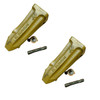 2 Pk 1U3202 1U-3202 J200 Fits For Cat Style Rock Bucket Nl Teeth W/ Pins