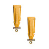 2Pk 1U3252 J250 1U-3252 Bucket Teeth Rock Tooth With Pin 8E6259 8E6258 Retainer