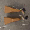 2 Pcs 25S  Digging Teeth With 25Lk Tooth Locks, Teeth Pins