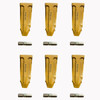 6Pk 205-70-19570 Rock Teeth,09244-02496 Pin  Fit Komatsu Pc200 Pc220 Pc240
